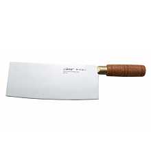 Winco KC-101 8" Chinese Cleaver with Wooden Handle