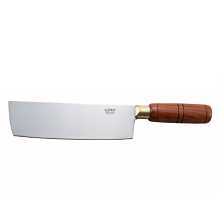 Winco KC-201R 7" Chinese Cleaver with Wooden Handle