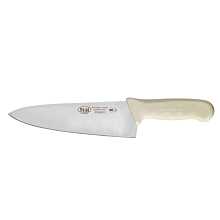 Winco KWP-80 Stal 8" Chef Knife with White Handle