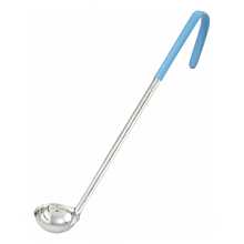 Winco LDC-05 1/2 oz Stainless Steel Ladle with Teal Handle