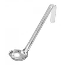 Winco LDI-05SH 0.5 oz One-Piece Stainless Steel Ladle with Short Handle