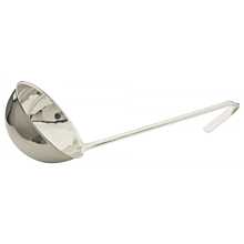 Winco LDI-16 16 oz One-Piece Stainless Steel Ladle
