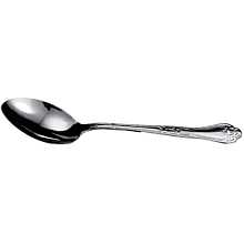 Winco LE-11 Elegance Collection 11" Stainless Steel Solid Bowl Serving Spoon