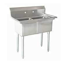  2 Compartment Sinks with 15