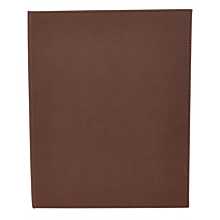 Winco LMD-811BN Brown Leatherette Two Panel Menu Cover