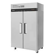 Turbo Air M3H47-2-TS M3 Series 52" Reach-In Two-Section Solid Door Heated Cabinet w/ Universal Tray Slide - 43 Cu. Ft.