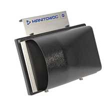 Manitowoc K00461 NSF External Scoop Holder Wall or Bin Mount metal frame with plastic shield