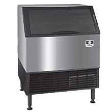 Manitowoc UYF0310W 30" 293 lb. NEO Undercounter Half Dice Cube Water-Cooled Ice Maker with 119 lb. Bin