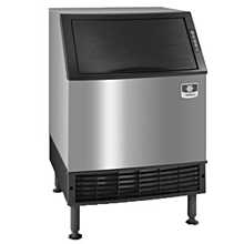 Manitowoc UDF0240W 26" 197 lb. NEO Undercounter Full Cube Water-Cooled Ice Maker with 90 lb. Bin
