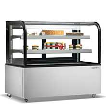 Marchia MB60 60" Curved Glass Refrigerated Bakery Display Case