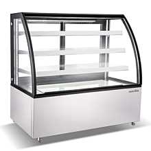 Marchia MBT60 60" Curved Glass Refrigerated Bakery Display Case, High Volume