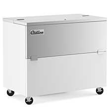 Coldline MC-49 49" White Single Access Cold Wall Milk Cooler Refrigerator