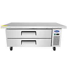 Atosa MGF8452GR 60" 2 Drawer Refrigerated Chef Base, Extended Top