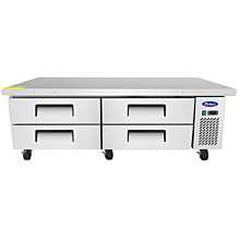 Atosa MGF8453GR 72" 4 Drawer Refrigerated Chef Base