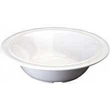 Winco MMB-12W 12 oz. White Melamine Soup/Cereal Bowls - 12/Pack