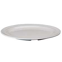 Winco MMPR-10W 10-1/4" White Melamine Dinner Plates