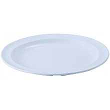 Winco MMPR-8W 8" White Melamine Dinner Plates