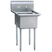 Atosa MRSA-1-N 24" MixRite Stainless Steel One Compartment Sink 