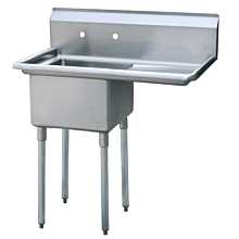Atosa MRSA-1-R 39" MixRite Stainless Steel One Compartment Sink 