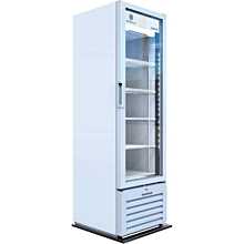 Beverage-Air MT08-1H6W 19 inch Marketeer Series White Refrigerated Glass Door Merchandiser with LED Lighting