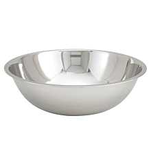 Winco MXB-1600Q Stainless Steel Economy Mixing Bowl 16 Qt.
