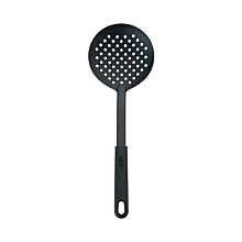 Winco NC-SK 13" Black Perforated Nylon Heat Resistant Skimmer
