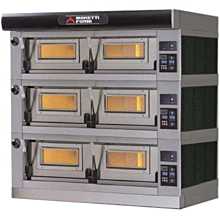  Triple Deck Electric Moretti Forni Pizza Oven with 49
