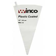 Winco PBC-12 12" Plastic Lined Canvas Pastry Bag