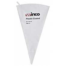 Winco PBC-21 21" Plastic Lined Canvas Pastry Bag