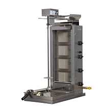 Inoksan PDG104MN Gas Doner Kebab / Vertical Gryo Broiler Machine - 165 lb. Meat Capacity