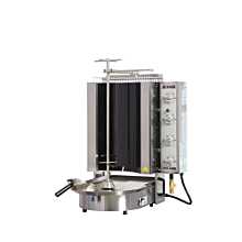 Inoksan PDG400NR Gas Doner Kebab / Vertical Gryo Broiler Machine - 165 lb. Meat Capacity
