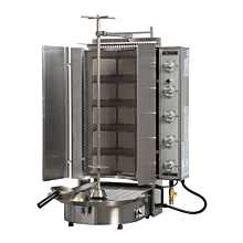 Inoksan PDG500NM Gas Doner Kebab / Vertical Gryo Broiler Machine - 198 lb. Meat Capacity