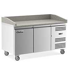 Coldline PDR-60 60" Refrigerated Pizza Prep with Marble Top (NEW OVERSTOCK WITH DENT)