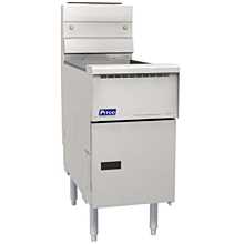Pitco Solstice SG14S Gas Fryer, Stainless Steel Tank
