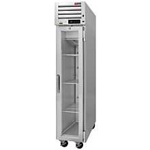 Turbo Air PRO-15R-G-N-L 18" Pro Series Reach-In Left Hinged Glass Door Refrigerator - 13 Cu. Ft.