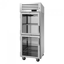 Turbo Air PRO-26-2H2-G-L Pro Series 29" Reach-In Left-Hinged Half Glass Door Heated Cabinet - 208V - 25 Cu. Ft.