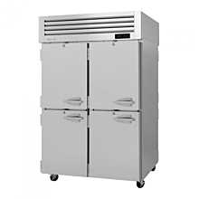 Turbo Air PRO-50-4H-PT-AL Pro Series 52" Pass-Thru Two-Section All Left-Hinged Half Solid Door Heated Cabinet - 49 Cu. Ft.