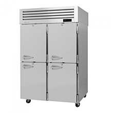 Turbo Air PRO-50-4H-PT-AR Pro Series 52" Pass-Thru Two-Section All Right-Hinged Half Solid Door Heated Cabinet - 49 Cu. Ft.