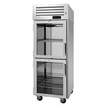 Turbo Air PRO-26-2H2-G Pro Series 29" Reach-In Right-Hinged Half Glass Door Heated Cabinet - 208V - 25 Cu. Ft.