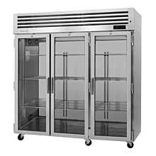 Turbo Air PRO-77H-G Pro Series 78" Reach-In Three-Section Glass Door Heated Cabinet - 74 Cu. Ft.
