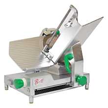 Primo PS-12D Compact Deluxe Manual 12 inch Blade Belt Driven Meat Slicer (FRONT)