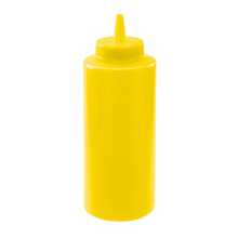Winco PSB-12Y 12 oz. Yellow Squeeze Bottle