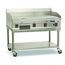 Imperial PSG48-LP 48" Liquid Propane Countertop Griddle with Landing Ledge and Cabinet