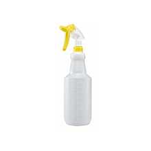Winco PSR-9Y 28 oz. Plastic Spray Bottle