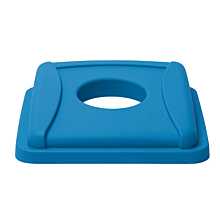 Winco PTCSB-23L Blue Square Bottle/Can Lid for PTCS-23L