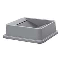 Winco PTCSL-23G Gray Square Lid for PTCS-23G