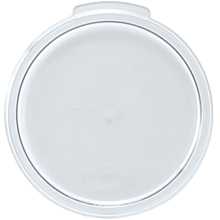 Winco PTRC-24C Translucent Round Cover fits 2 & 4 Qt. Food Storage Containers