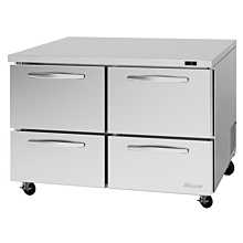 Turbo Air PUF-48-D4-N Pro Series 48" Four Drawer Undercounter Freezer -12 Cu. Ft.