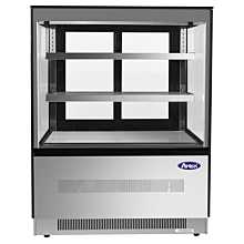 Atosa RDCS-35 35" Floor Model Stainless Steel Refrigerated Square Display Case
