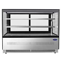 Atosa RDCS-60 59" Floor Model Stainless Steel Refrigerated Square Display Case